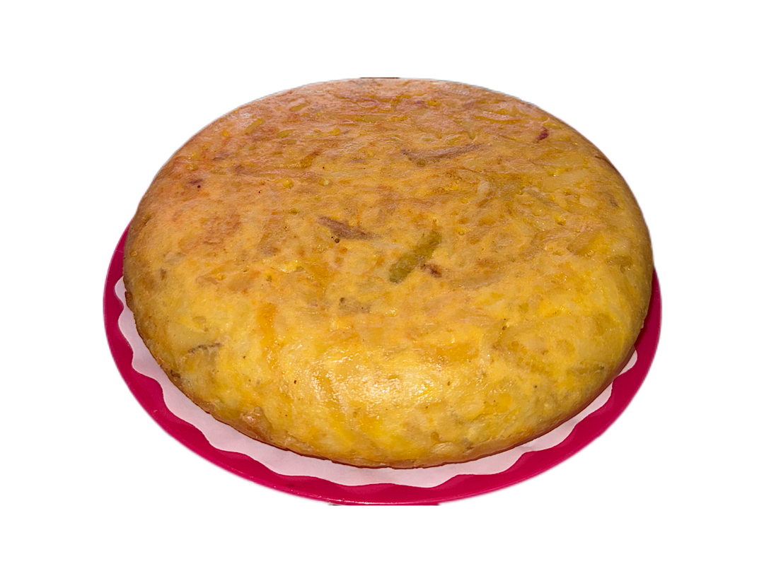 Tortilla con cebolla