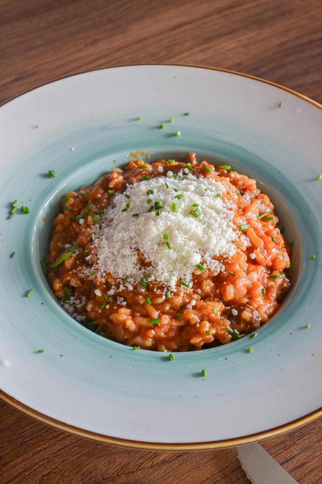 ARROZ CREMOSO CARRILLADA