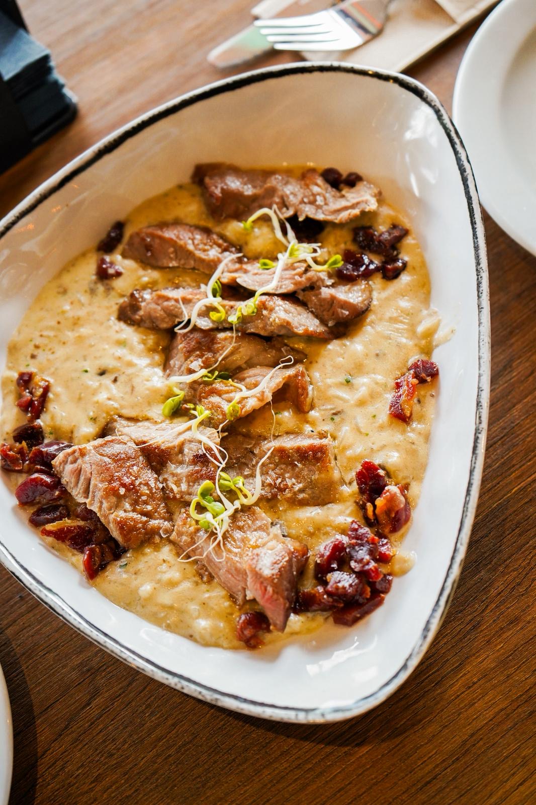 RISOTTO DE BOLETUS CON PRESA Y VIRUTAS DE JAMÓN 