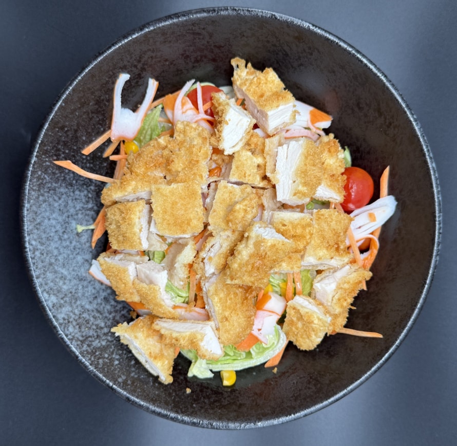 12 Ensaladas de pollo katsu
