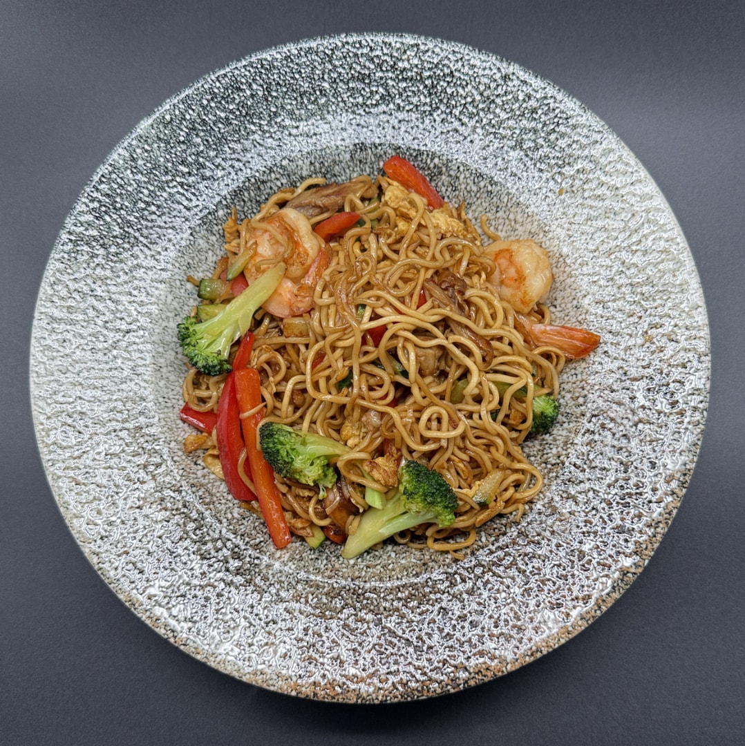 181 TALLARINES PATO Y GAMBA