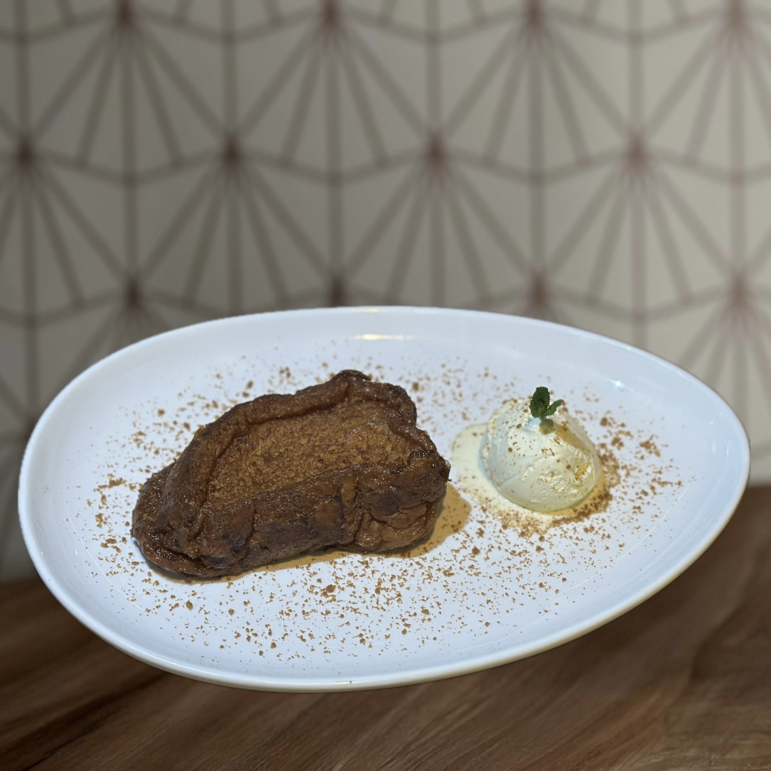 TORRIJA BRIOCHE CON HELADO