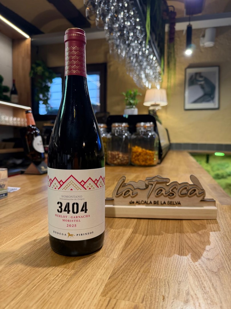 Aragón. 3404 Tinto . Somontano. 750 ml