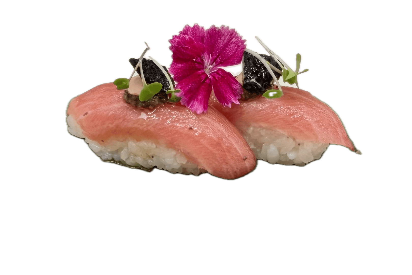 43. NIGIRI DE VENTRESCA, FOIE Y TRUFA NEGRA 2PZS