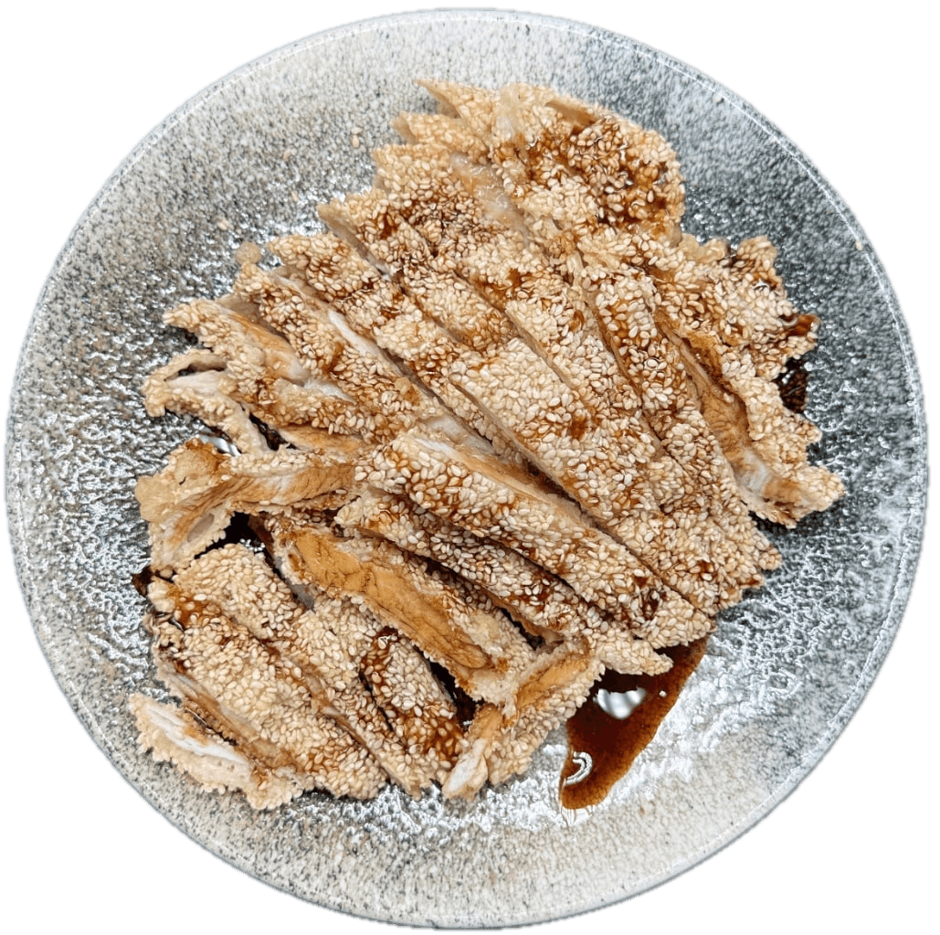 27 POLLO CARAMELIZADO CON SESAMO