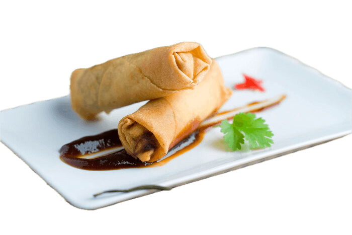 13B. ROLLITOS CON TERNERA Y LANGOSTINO 2PZS