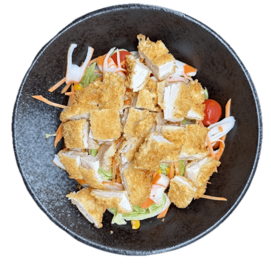 12 Ensaladas de pollo katsu