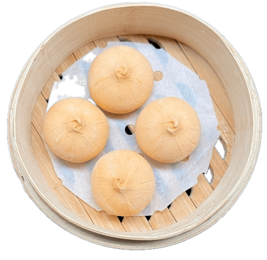 29B. BAOZI DE TERNERA, CEBOLLA Y PIMIENTA NEGRA 4PZS